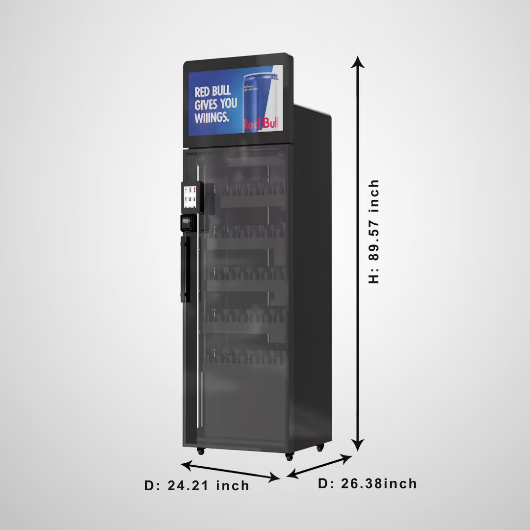 For machine owners and vending operators, ReyVend’s Smart Cooler promises higher earning capacity and ROI through increased basket sizes. Average transactions increase to well over $5.00 and we provide a mobile-friendly app and web-based portal to monitor inventory and performance from a single dashboard. Our software is best-in-class and integrates with Nayax so that you don't need to rely on two separate platforms.


