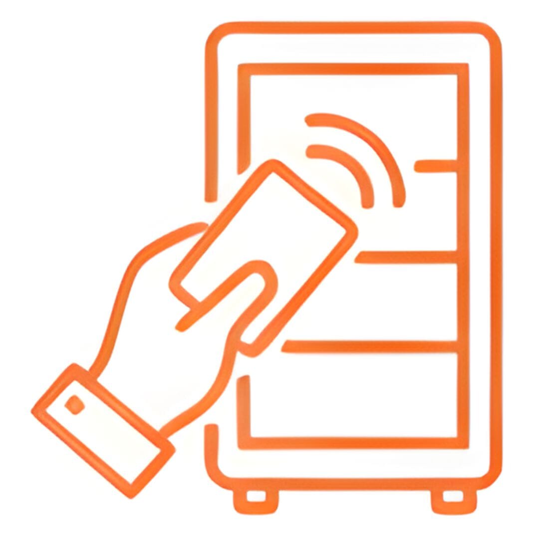 AI Smart Vending Machine contactless payment icon