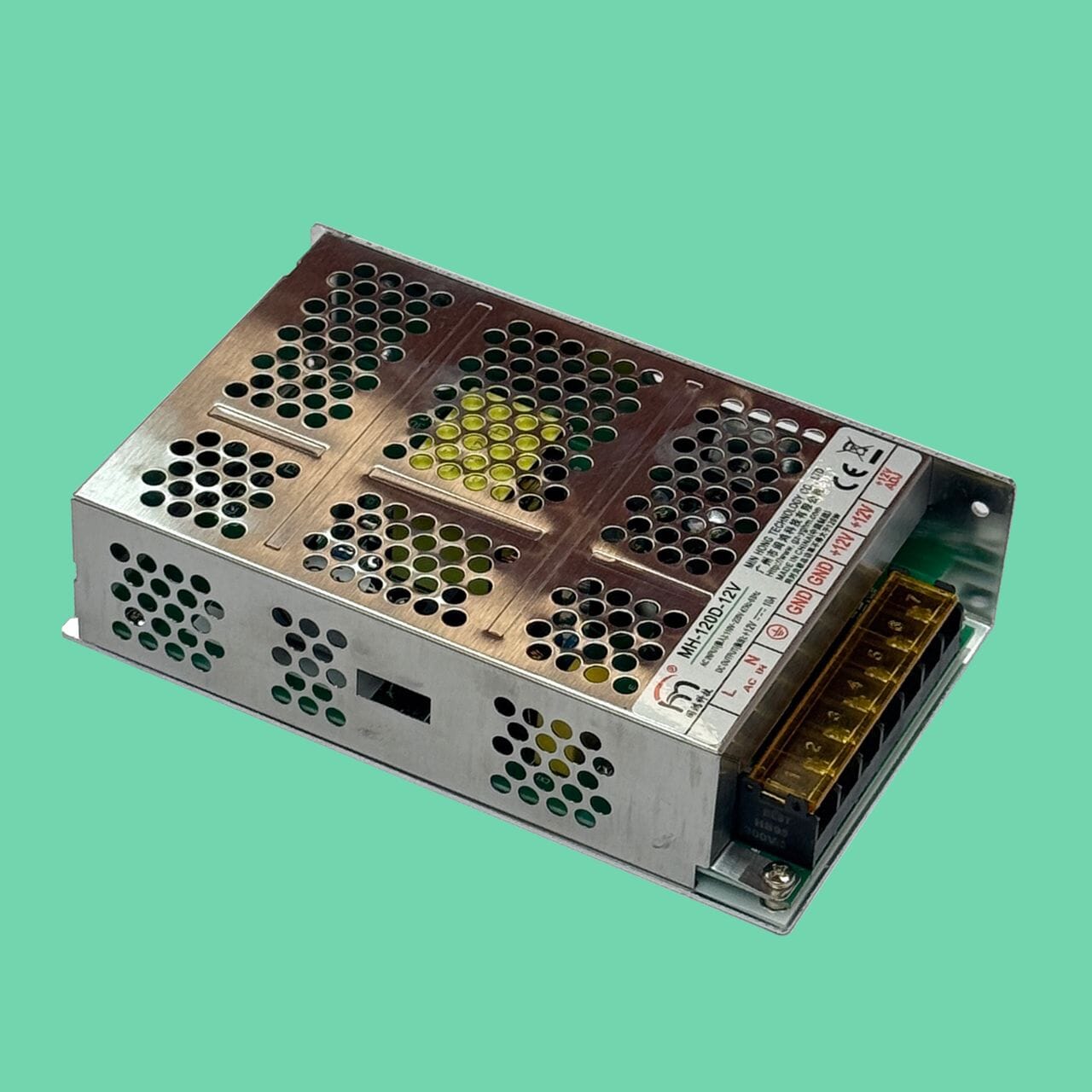 5V power supply unit for ReyVend AI Smart Cooler providing stable power to computer vision and vending system components