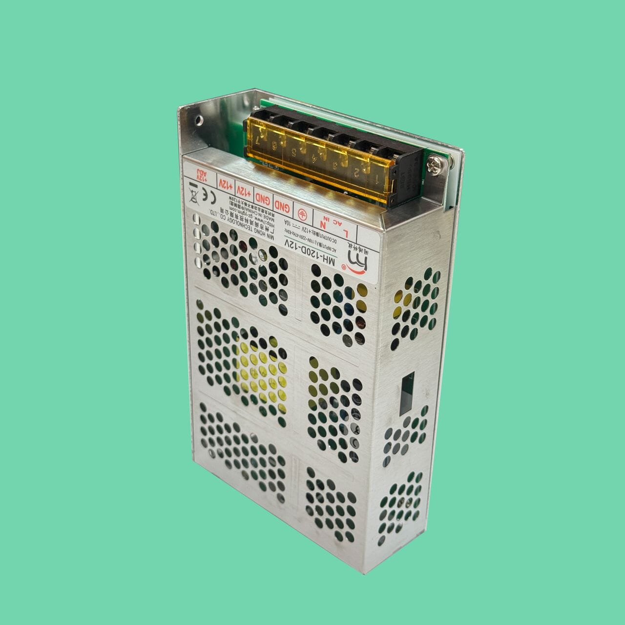 5V power supply unit for ReyVend AI Smart Cooler providing stable power to computer vision and vending system components