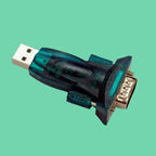 USB to RS232 serial adapter for ReyVend AI Smart Cooler enabling data communication between control modules and sensors